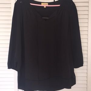 Vera wang black blouse